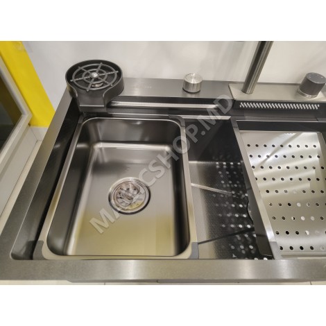 Раковина Backer Optima 750-46070 Nano Black PVD